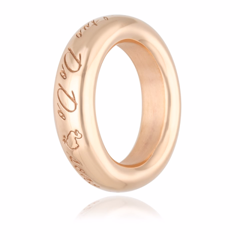 RING DODO ROSE GOLD 9KT SIZE 12 / 52 - 14GR