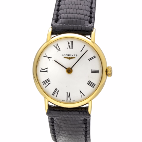VINTAGE LADY IN YELLOW GOLD 18KT 26MM MANUAL WINDING