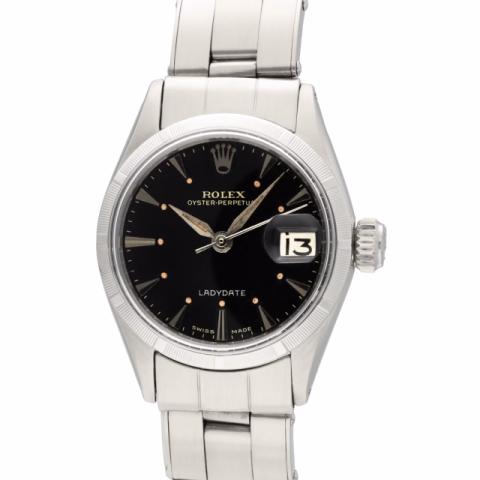 OYSTER PERPETUAL LADY DATE 6519 STAINLESS STEEL 26MM YEAR 1979