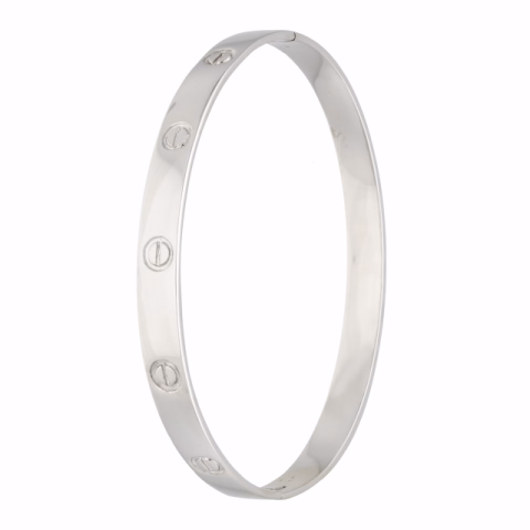 BRACELET IN WHITE GOLD 18KT IMITATION WEIGHT 24.2GR 