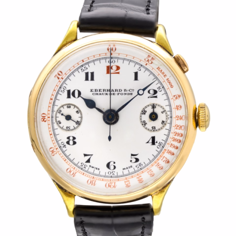 EBERHARD VINTAGE 176200 YELLOW GOLD 40 MM