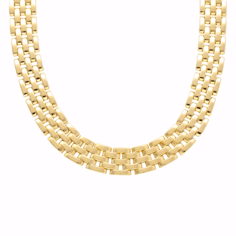 NECKLACE CARTIER FULL YELLOW GOLD 18KT WEIGHT 139.10GR LENGHT 42CM WITH WARRANTY