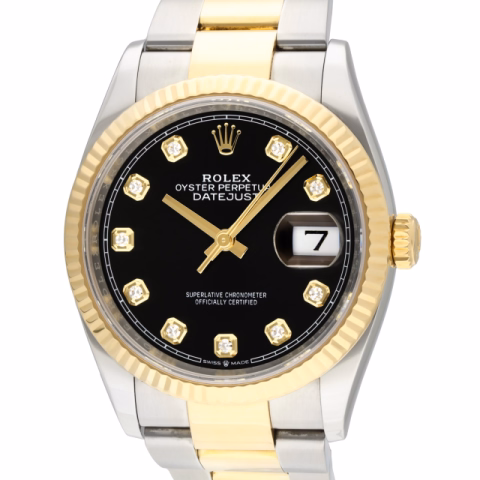 ROLEX DATEJUST 126233 STAINLESS STEEL YELLOW GOLD 36 YEAR 2022