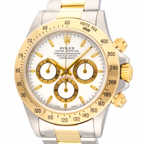 DAYTONA 16523 MOVIMENTO ZENITH STAINLESS STEEL YELLOW GOLD 18KT 40MM YEAR 1997