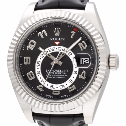 SKY-DWELLER 326139 WHITE GOLD 42 MM FULL SET YEAR 2015