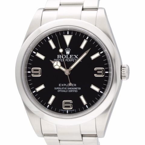 EXPLORER 214270 STAINLESS STEEL 40 MM FULL SET PRE-OWNED YEAR 2010