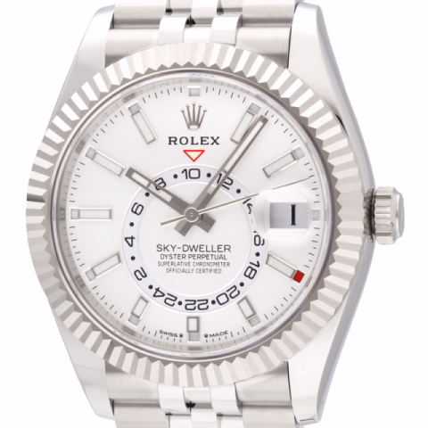 SKY-DWELLER 336934 STAINLESS STEEL AND WHITE GOLD 42 MM FULL SET NEW YEAR 2026