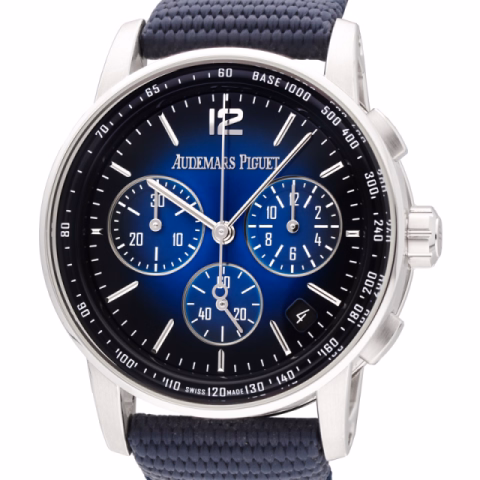 Code 11.59 CHRONOGRAPH 26393BC.OO.A002KB.01 WHITE GOLD 18KT FULL SET LIKE NEW 2023