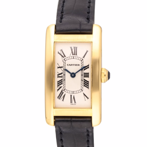 TANK USA / TANK AMERICAINE 1710 YELLOW GOLD 18KT 19x 35MM QUARTZ MOVEMENT YEAR 1998