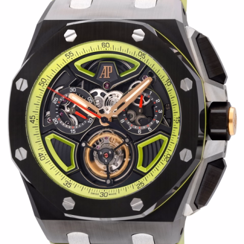 ROYAL OAK OFFSHORE FLYING TOURBILLON CHRONOGRAPH 26622CE.OO.D062CA.01 CERAMIC 43MM NEW FULL SET 2023