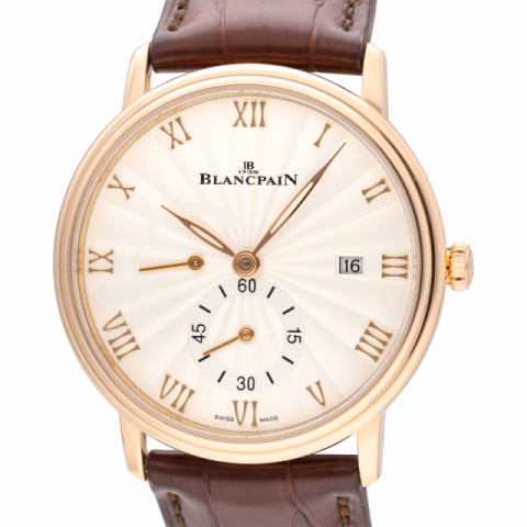 VILLERET ULTRAPLATE 6606-3642-55B ROSE GOLD 18KT CREAM DIAL 40MM FULL SET