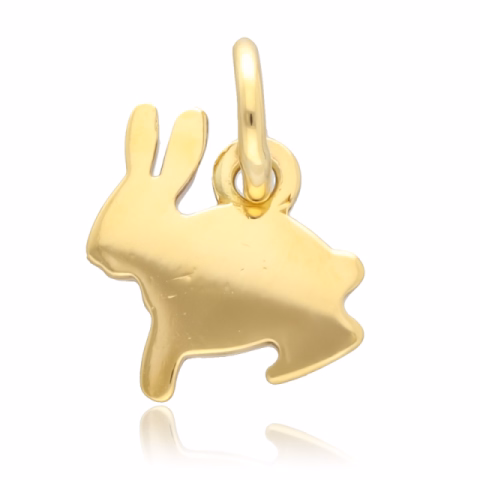 DODO RABBIT PENDANT YELLOW GOLD 1GR