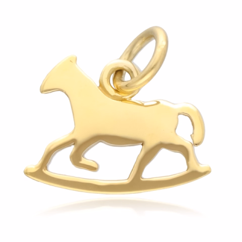 DODO HORSE PENDANT YELLOW GOLD 1.05GR