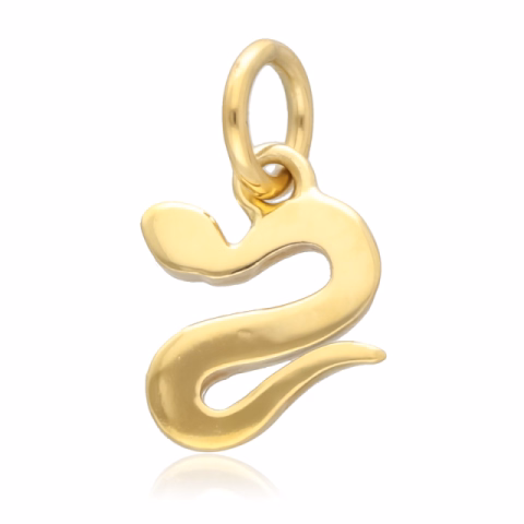 DODO SNAKE PENDANT YELLOW GOLD 1.05GR
