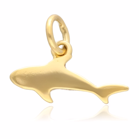 DODO SHARK PENDANT YELLOW GOLD 1.65GR