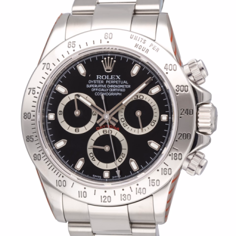 DAYTONA 116520 STAINLESS STEEL BLACK DIAL 40MM YEAR 2007 SERVICE 2026
