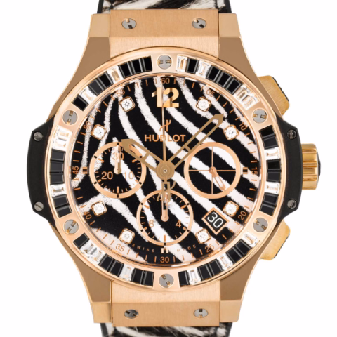 BIG BANG ZEBRA LIMITED EDITION 250PC 341.PX.7518.VR.1975 ROSE GOLD FULL SET YEAR 2021 41MM