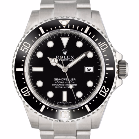 SEA DWELLER 116600 4000 STAINLESS STEEL BLACK CERAMIC BEZEL 40MM YEAR 2014