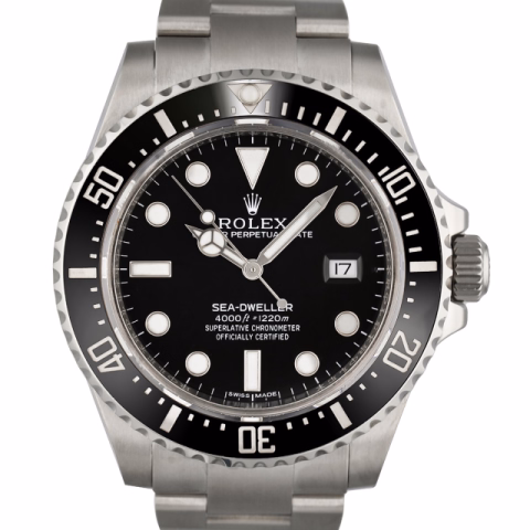 SEA DWELLER 4000 116600 STAINLESS STEEL 40MM FULL SET 2014