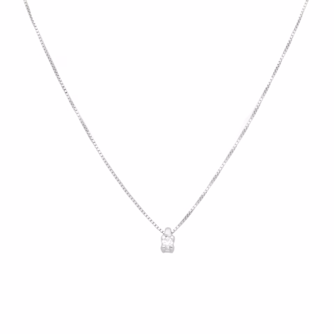 NECKLACE WHITE GOLD 18KTpeso 1.88GR LENGHT 42CM
