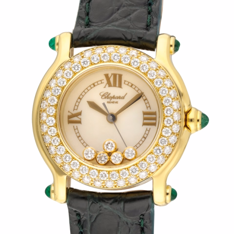 CHOPARD HAPPYSP 27-6252-22 YELLOW GOLD 26 MM 