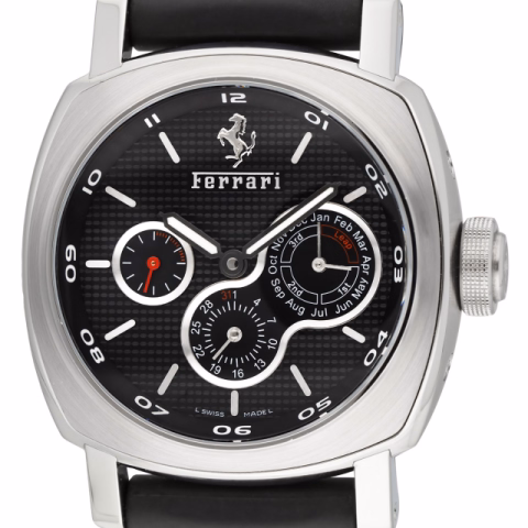FERRARI PERPETUAL CALENDAR BB1261451 LIMITED EDITION 247 PIECES STAINLESS STEEL 45MM FULL SET 2014
