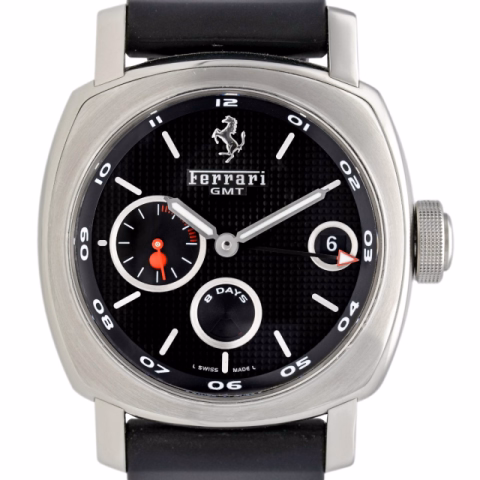FERRARI GRANTURISMO 8 DAYS POWER RESERVE FER00012 LIMITED EDITION STEEL RUBBER 45MM