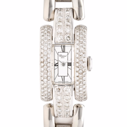 CHOPARD STRADA 433-1 WHITE GOLD 19 MM