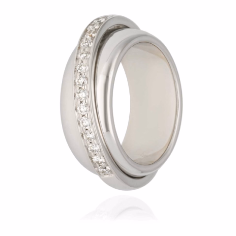 RING POSSESSION WHITE GOLD 18KT DIAMONDS 0.70ct SIZE 14 / 54 YEAR 1990