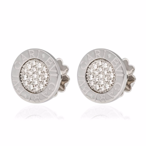 EARRING WHITE GOLD 18KT DIAMONDS 0.60ct 7.2GR