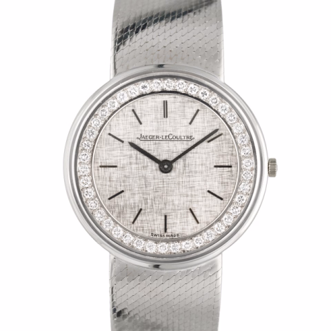 VINTAGE LADY 1216674 WHITE GOLD 18KT GOLDEN DIAL 32MM 