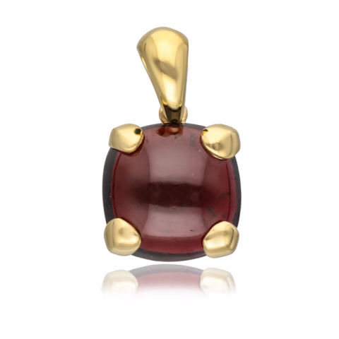 PENDANT YELLOW GOLD CITRINE STONE 4.7GR