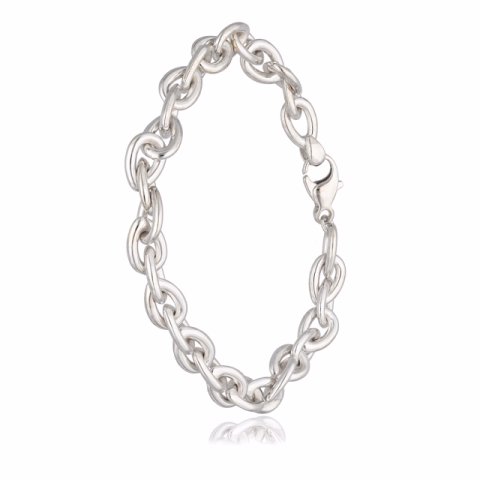 BRACELET WHITE GOLD WEIGHT 11.7GR LENGHT 19 CM
