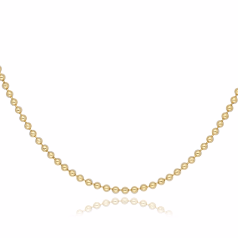 NECKLACE IN YELLOW GOLD 18KT WEIGH 9.35GR LONG 38CM