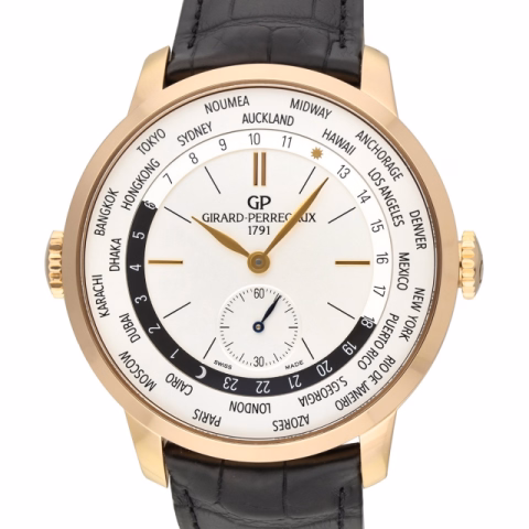 GIRARD PERREGAUX 1966WW.TC 4955752131-BB6 ROSE GOLD 40 MM FULL SET YEAR 2018