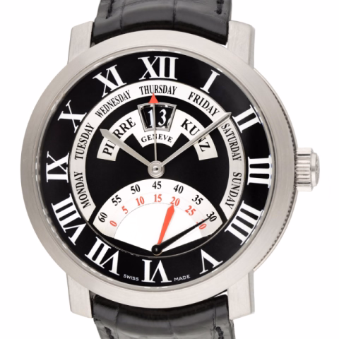 PIERRE KUNZ SPIRIT OF CHALLENGE PKG009GD WHITE GOLD YEAR 2005 44MM