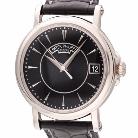 CALATRAVA 5153G-001 WHITE GOLD 18KT BLACK DIAL 38MM FULL SET YEAR 2021