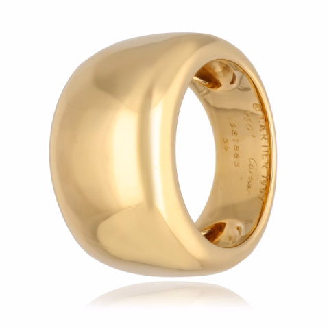 RING PARIS NOUVELLE VAGUE YELLOW GOLD WEIGHT 14 GR SIZE 54