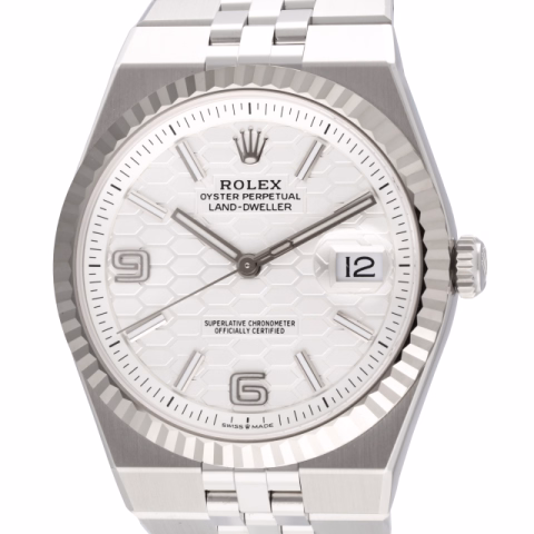 LAND DWELLER 127334 STAINLESS STEEL AND WHITE GOLD 40 MM FULL SET NEW YEAR 2026