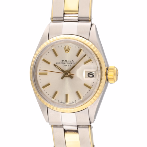 DATE 6517 STAINLESS STEEL DIAL SILVER 26 MM