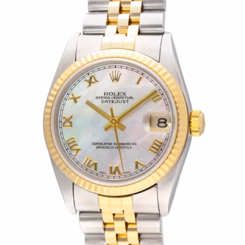 DATEJUST LADY 78273 STAINLESS STEEL AND YELLOW GOLD 31 MM FULL SET YEAR 2004 REVISON 2008