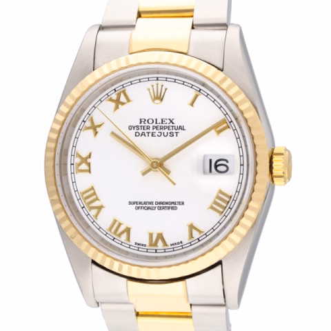 DATEJUST 16233 STAINLESS STEEL 36 MM FULL SET YEAR 2001