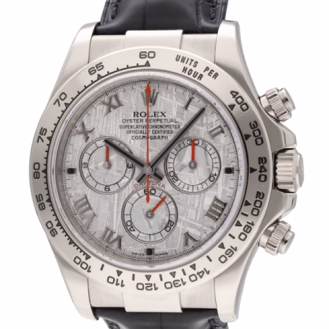 DAYTONA 116519 WHITE GOLD DIAL METEORITE 40 MM SERVICE 2026