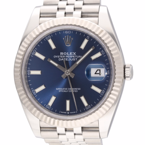 DATEJUST 126335 STAINLESS STEEL BLU DIAL 41 MM FULL SET YEAR 2020
