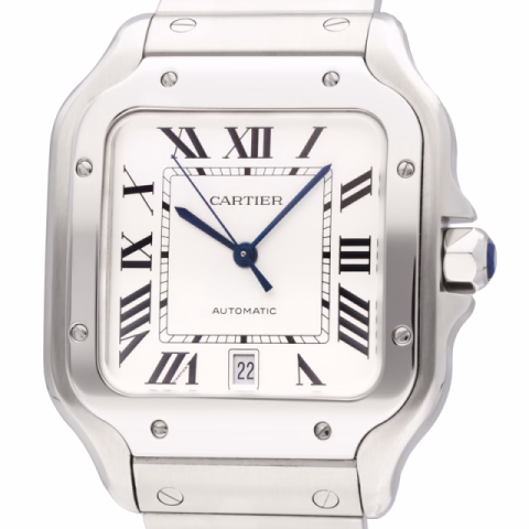 CARTIER SANTOS WSSA0018 STAINLESS STEEL 39.8 MM FULL SET YEAR 2021