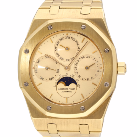 AUDEMARS PIGUET ROYAL OAK 25654BA CAL.2120 YELLOW GOLD 39 MM YEAR 1987