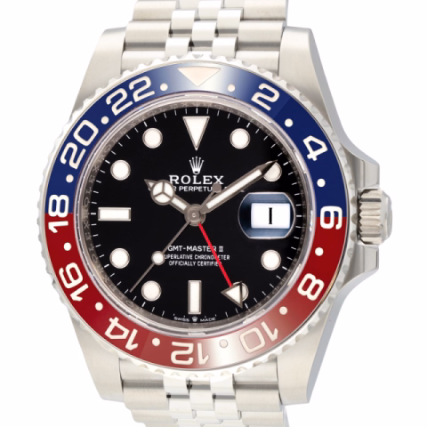 GMT II MASTER 126710BLRO PEPSI STAINLESS STEEL 40 MM FULL SET YEAR 2021