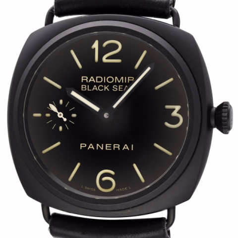 RADIOMIR BLACK SEAL PAM00292 OP6723 BLACK CERAMIC BLACK DIAL 45MM MANUAL WINDING
