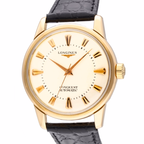 LONGINES CONQUEST 90014 YELLOW GOLD 35 MM