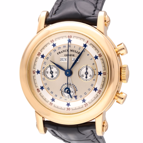 FRANCK MULLER ROUND MASTER CALENDAR 7000 CC MC ROSE GOLD 36 MM YEAR 1995